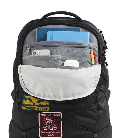 NEW!!! The North Face 28L Borealis Black Patch FlexVent Backpack - Picture 3 of 7